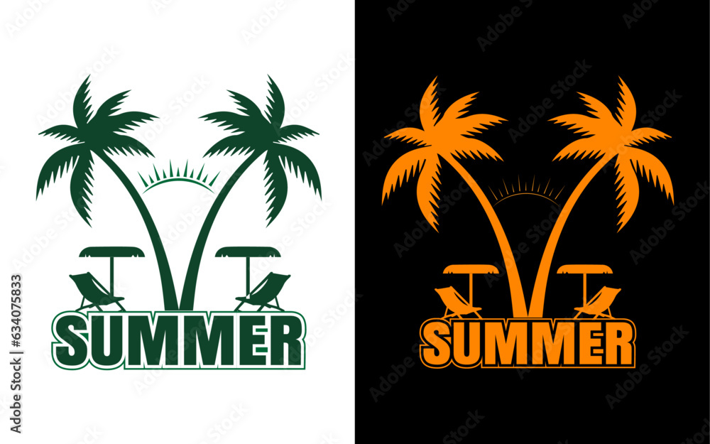 Summer t-shirt design, apparel, trendy, modern, summer vibes, sticker, batch, graphic style design, T-shirt design for print, design idea, summer time,  Typography T-shirt.