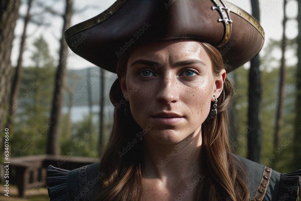 Pirates of the Caribbean theme .portrait of a cowboy Pirates of the Caribbean theme .portrait of a cowboy