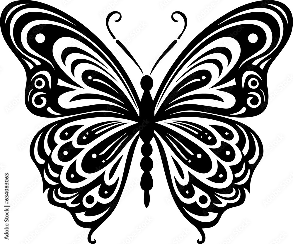 The butterfly graphic features a symmetrical burst of vibrant colors, depicting the graceful motion of a butterfly surrounded by intricate floral elements The butterfly graphic features a symmetrical burst of vibrant colors, depicting the graceful motion of a butterfly surrounded by intricate floral elements