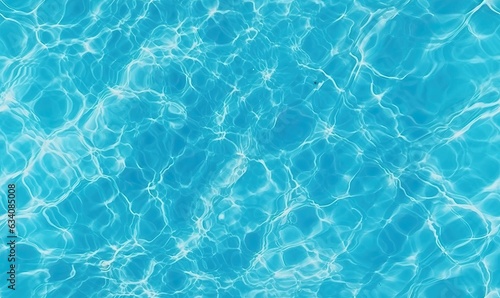 Shimmering Blue Water in Sunlit Pool © Nick Alias