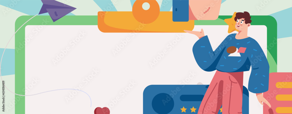 Virtual characters social communication concept business flat vector hand drawn illustration
Virtual characters social communication concept business flat vector hand drawn illustration