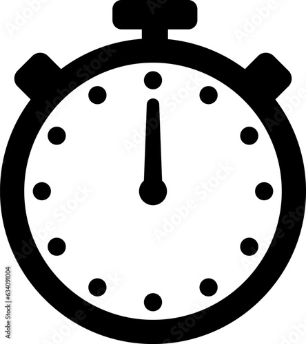 シンプルなストップウォッチのアイコン（stopwatch icon）