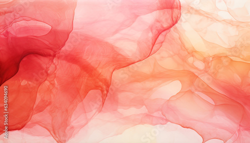 mesmerizing abstract liquid ink flow swirls, gradients, background pattern, red, pink and orange © Ars Nova