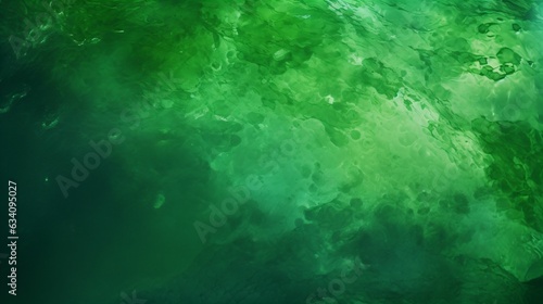 arrière plan graphique effet d'onde aquatique, caustique, couleur verte, illustration ia générative