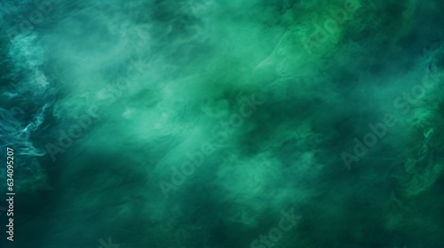 arrière plan graphique effet d'onde aquatique, caustique, couleur verte, illustration ia générative © sebastien montier