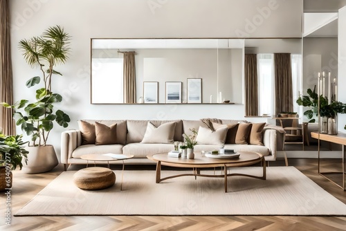 Picture of domestic living room, cozy sofa, luxury living room, living room interior,  © Mehram