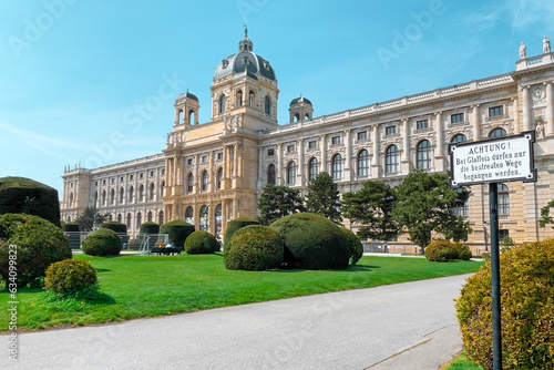 Canvas Print Maria-Theresien-Platz in Vienna, Austria