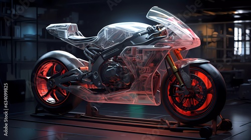 Racing Motorcycle, Superbike, Hypercycle, motorbike, Hyperbike, future motorcycle, Racing bike, Motorcycle concept design
 photo