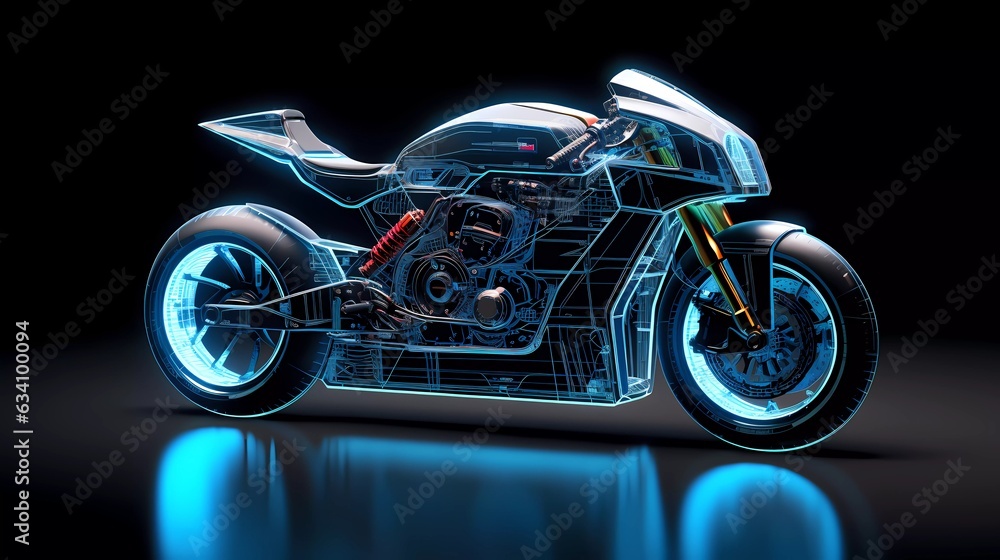 Racing Motorcycle, Superbike, Hypercycle, motorbike, Hyperbike, future motorcycle, Racing bike, Motorcycle concept design
