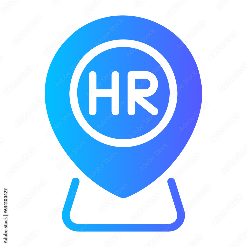 human resources gradient icon human resources gradient icon