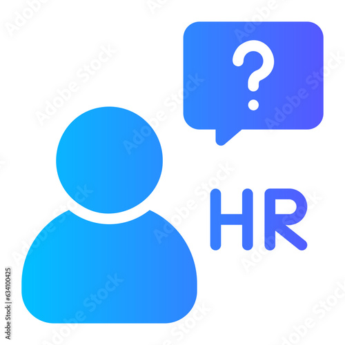 hr manager gradient icon
