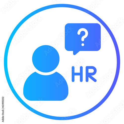 hr manager gradient icon