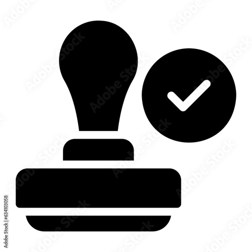 stamp glyph icon