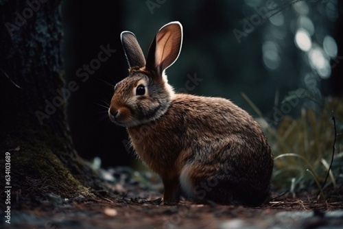 A second rabbit image. Generative AI