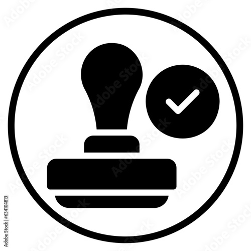 stamp glyph icon