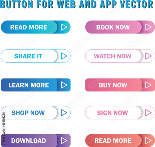 cta web button collection