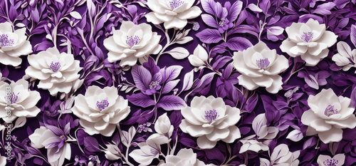 purple and white flowers  flowers background