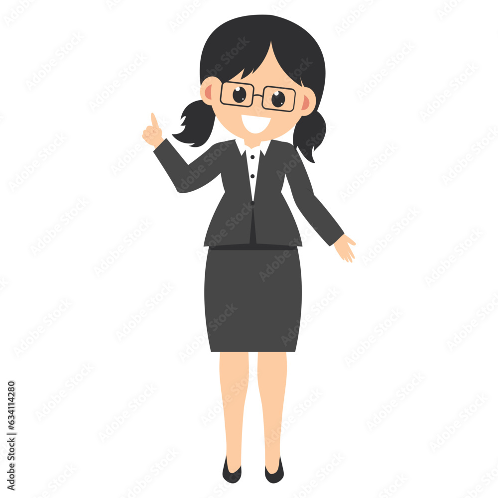 cute female teacher cartoon illustration cute female teacher cartoon illustration