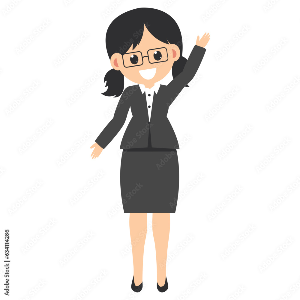 cute female teacher cartoon illustration cute female teacher cartoon illustration