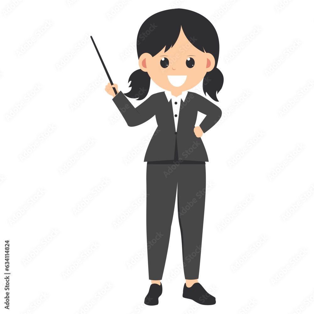 cute female teacher cartoon illustration cute female teacher cartoon illustration