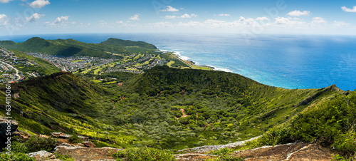 Koko crater panoramic view from its summit © Yggdrasill