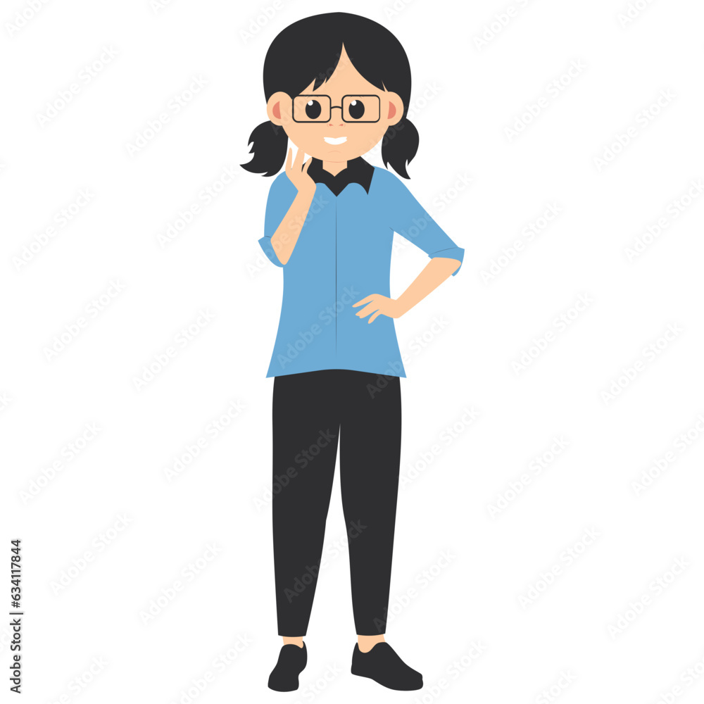 cute girl cartoon illustration cute girl cartoon illustration