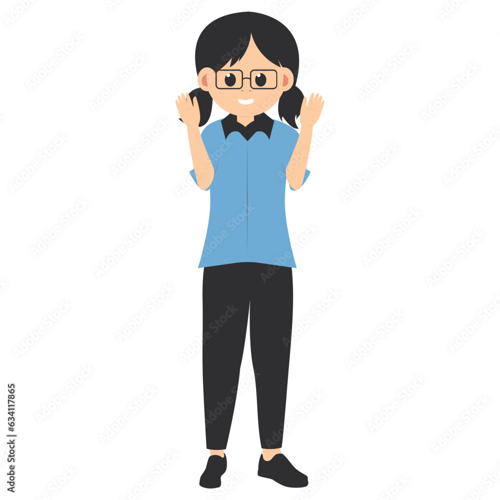 cute girl cartoon illustration cute girl cartoon illustration