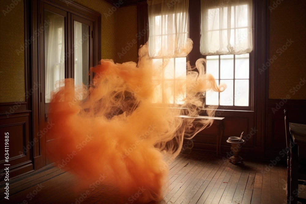 smoke trails from burning incense in weightless space smoke trails from burning incense in weightless space