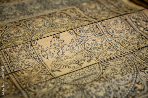Photos Pattachitra Art from the roots of Odisha, Pattachitra Palm Leaf Art Most Exquisite Arts & Crafts Made from Palm leaves & various types of natural fibers