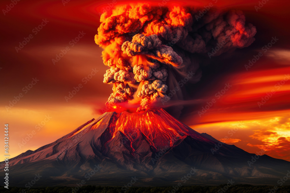 Volcanic Drama: The Earth's Mighty Roar