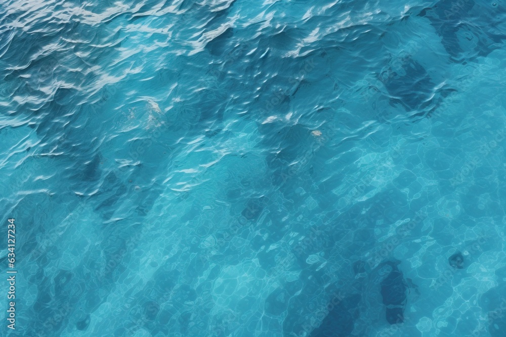 Obraz premium water surface with ripples texture background. ai generative