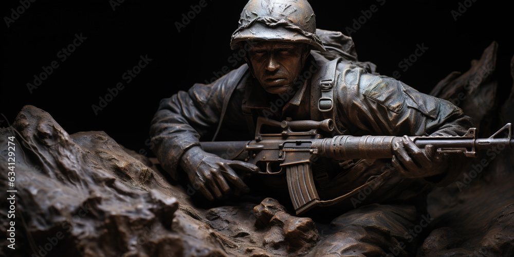 Fototapeta premium Statue Soldier