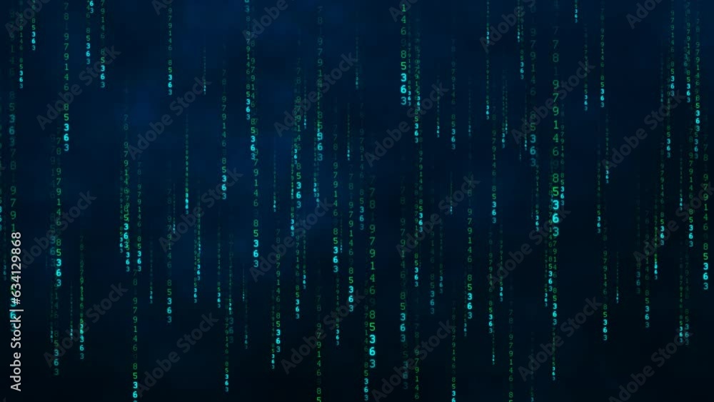 Animated background with abstract shining particles Animated background with abstract shining particles