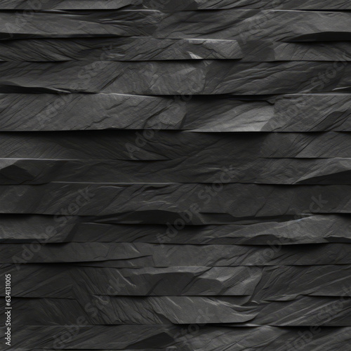 A wall covered in black paper - Seamless texture