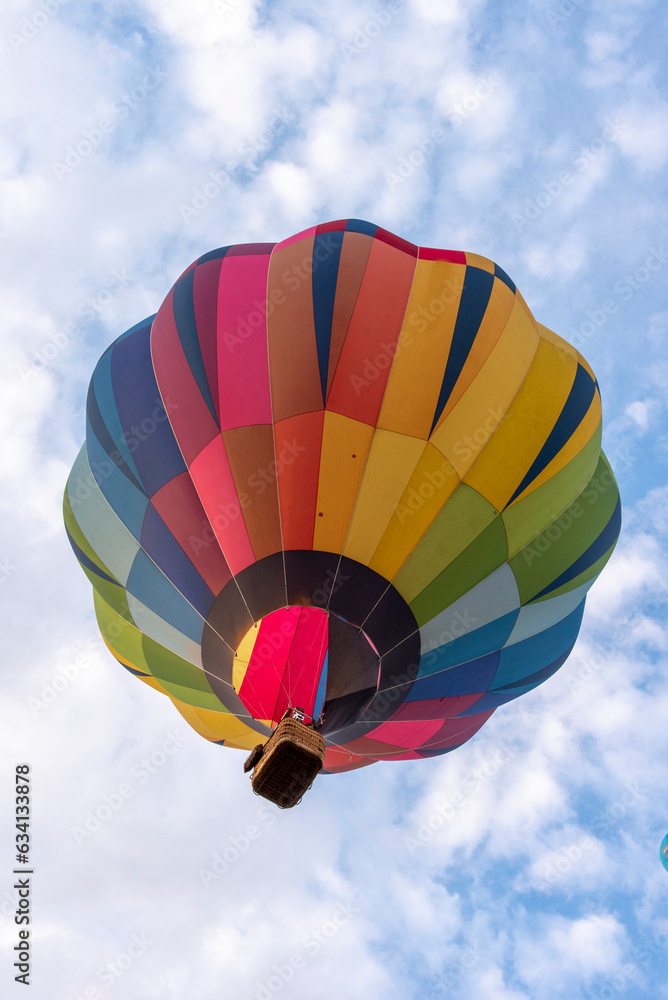 Hot Air Balloon Festival with colorful balloons