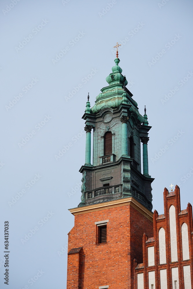 The Piotr and Pawel cathedral in Poznan, Poland The Piotr and Pawel cathedral in Poznan, Poland