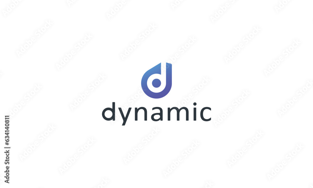 Letter d modern and unique minimal logo Letter d modern and unique minimal logo