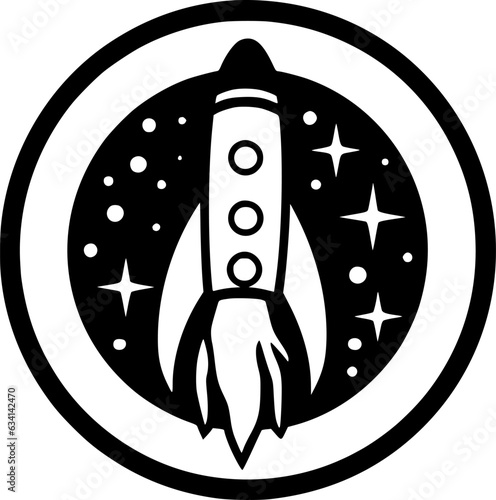 Rocket - High Quality Vector Logo - Vector illustration ideal for T-shirt graphic