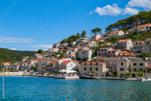 Fototapeta Naklejka Na Ścianę i Meble -  Beautiful town of Pučišća in Croatia on the island of Brac