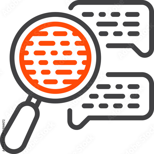 searching message icon