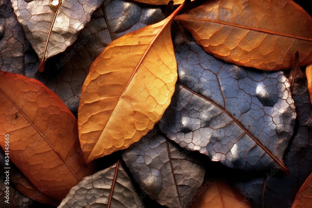 Mesmerizing textures of leaves, flowers, stones, and other natural elements. Generative AI Mesmerizing textures of leaves, flowers, stones, and other natural elements. Generative AI