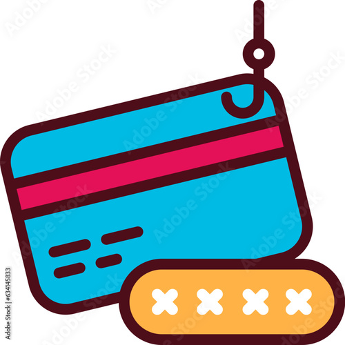 credit card hacking icon
