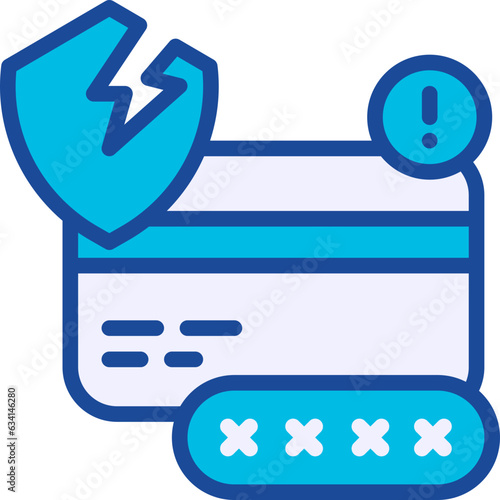 credit card hacking icon