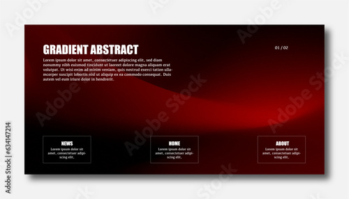 Abstract color gradient modern blurred background and film grain texture template with an elegant	