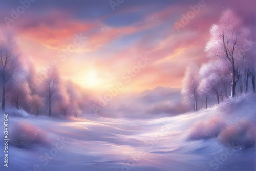 A beautiful winter landscap...