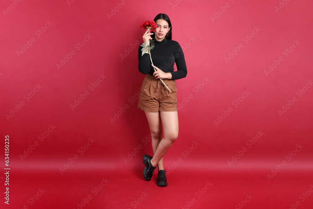 Woman in Red Woman in Red