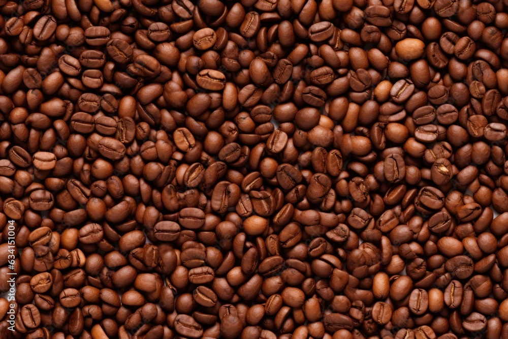 Seamless pattern with close up coffee beans, horizontal banner with endless texture. Aroma beverage. Seamless pattern with close up coffee beans, horizontal banner with endless texture. Aroma beverage.