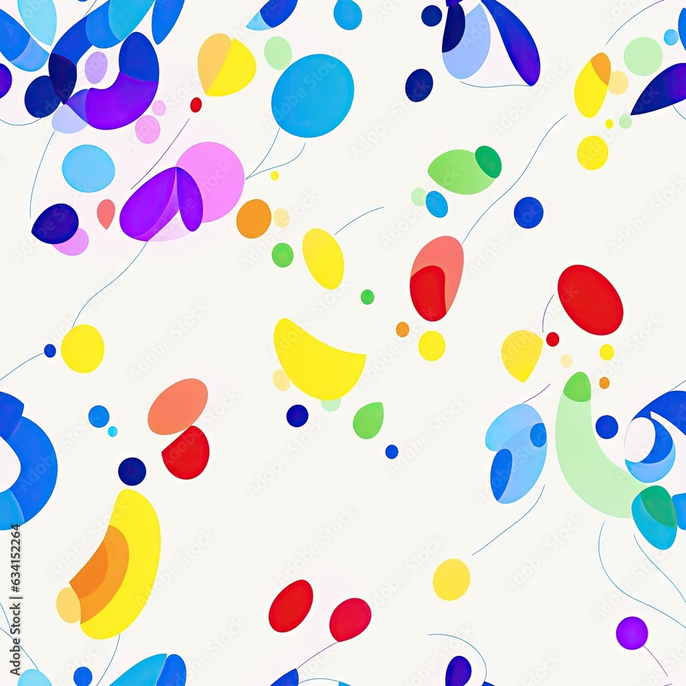 Abstract colored seamless pattern. AI generated. Abstract colored seamless pattern. AI generated.