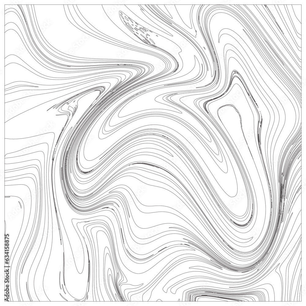 Wavy black lines background pattern Wavy black lines background pattern