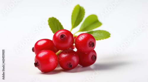 Сranberry isolated on a white background.